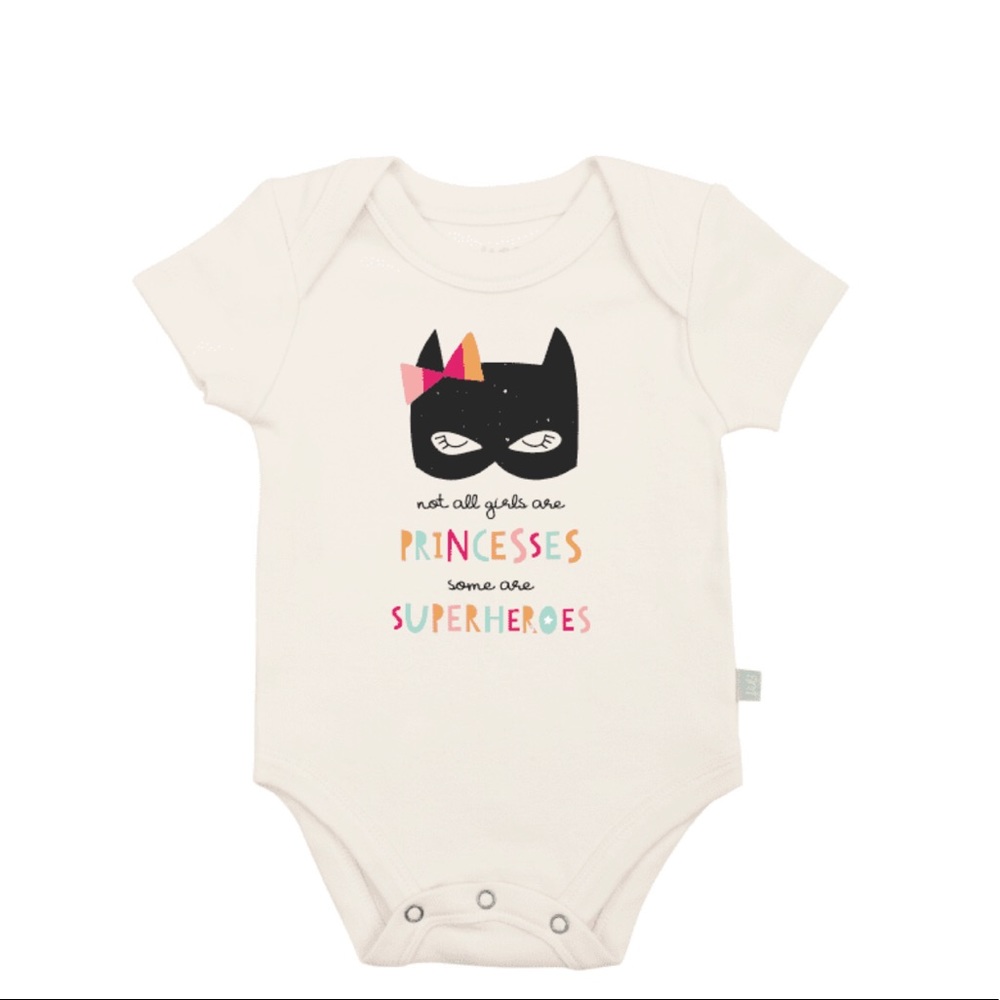 NTW Finn and Emma organic cotton onesie 3-6m
